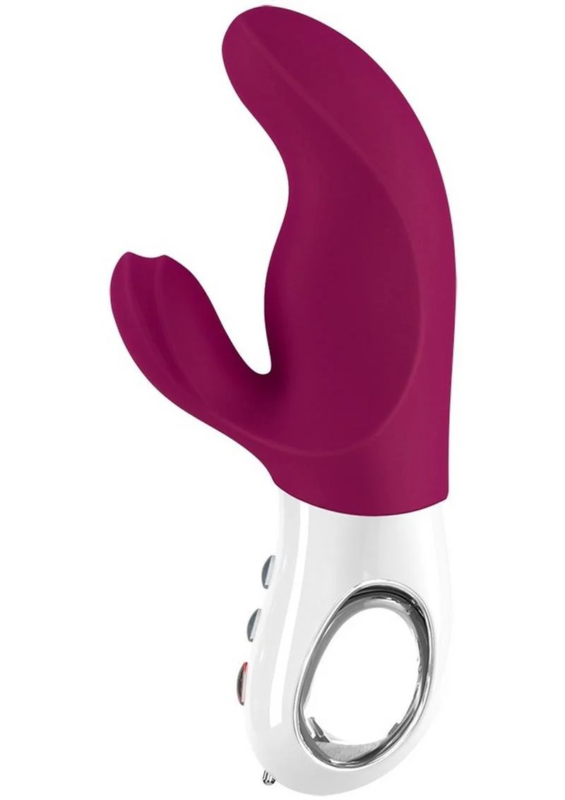 Miss Bi Silicone Vibrator with Clitoral Stimulator - Image 6