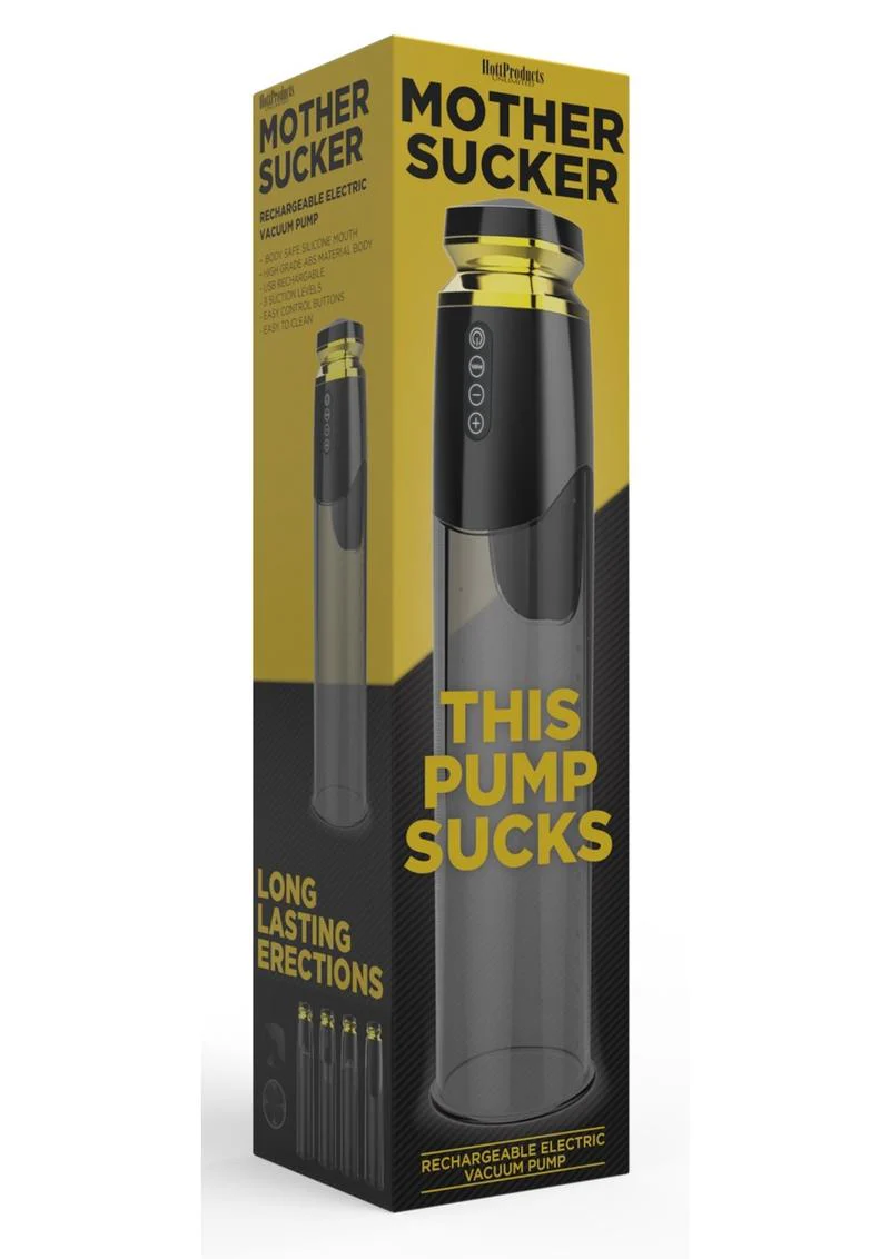 Mother Sucker Rechargeable Electric Vacuum Penis Pump - Image 2