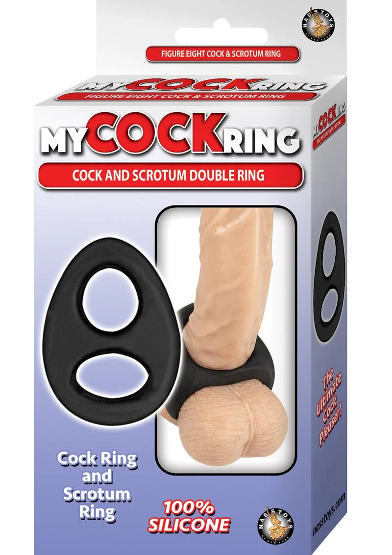 My Cockring Double Ring Silicone Cock and Scrotum Ring - Image 2