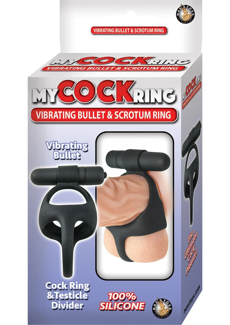 My Cockring Silicone Vibrating Bullet and Scrotum Ring - Image 2