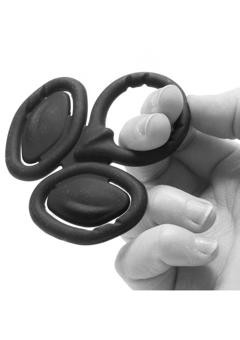 My Cockring The Triad Silicone Cock Ring and Ball Cinch - Image 4