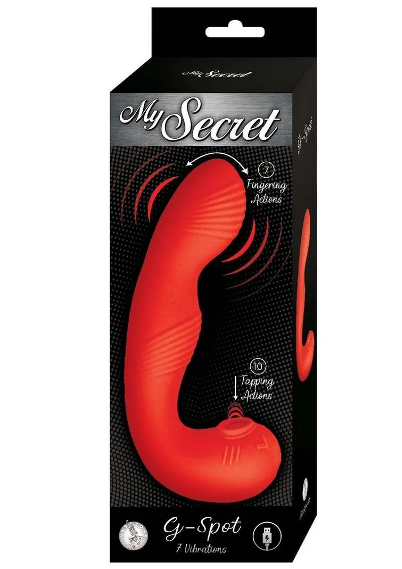 My Secret G-Spot Rechargeable Silicone Vibrator with Clitoral Stimulator - Image 6