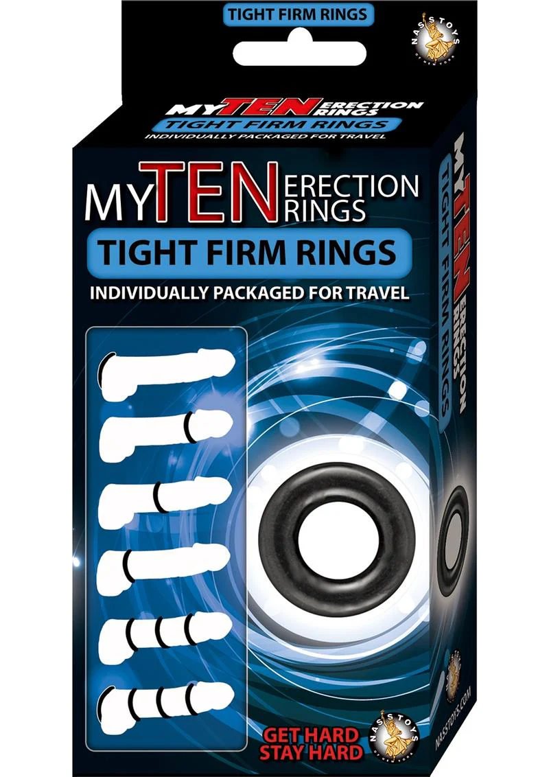 My Ten Erection Rings Tight Firm Cock Rings - Image 2