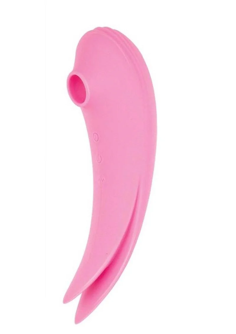 Mystique Suction Vibrating Rechargeable Silicone Massager - Image 2