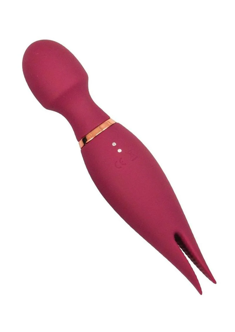 Mystique Vibrating Massagers Rechargeable Silicone Magic Wand - Image 4