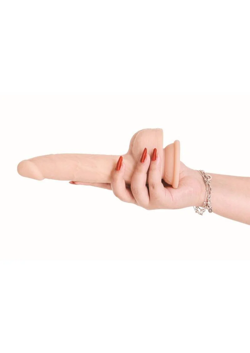 Naked Addiction Maximum Thrusting and Vibrating Rechargeable Silicone Dong with Remote Control - Image 3
