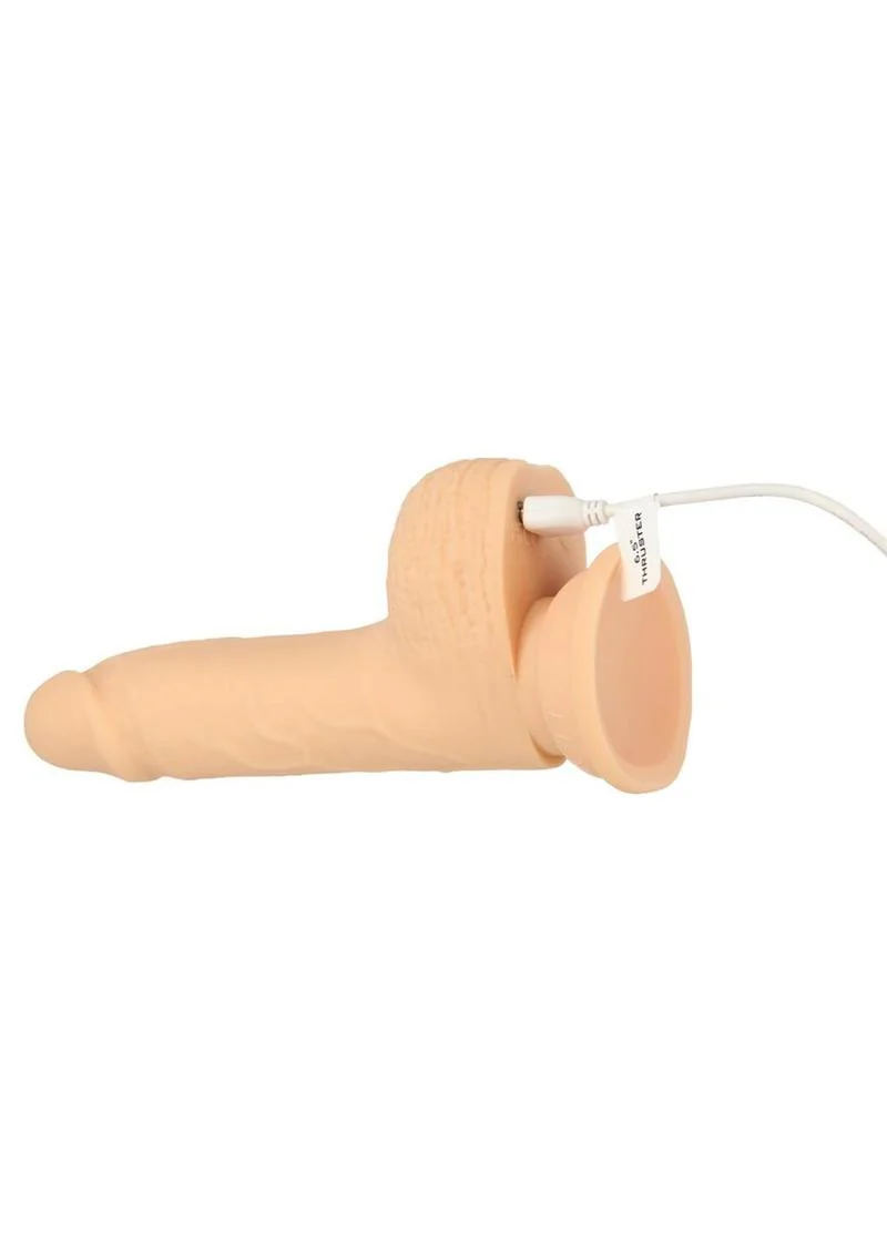 Naked Addiction Silicone Rechargeable Thrusting Dildo with Remote Control - Image 3