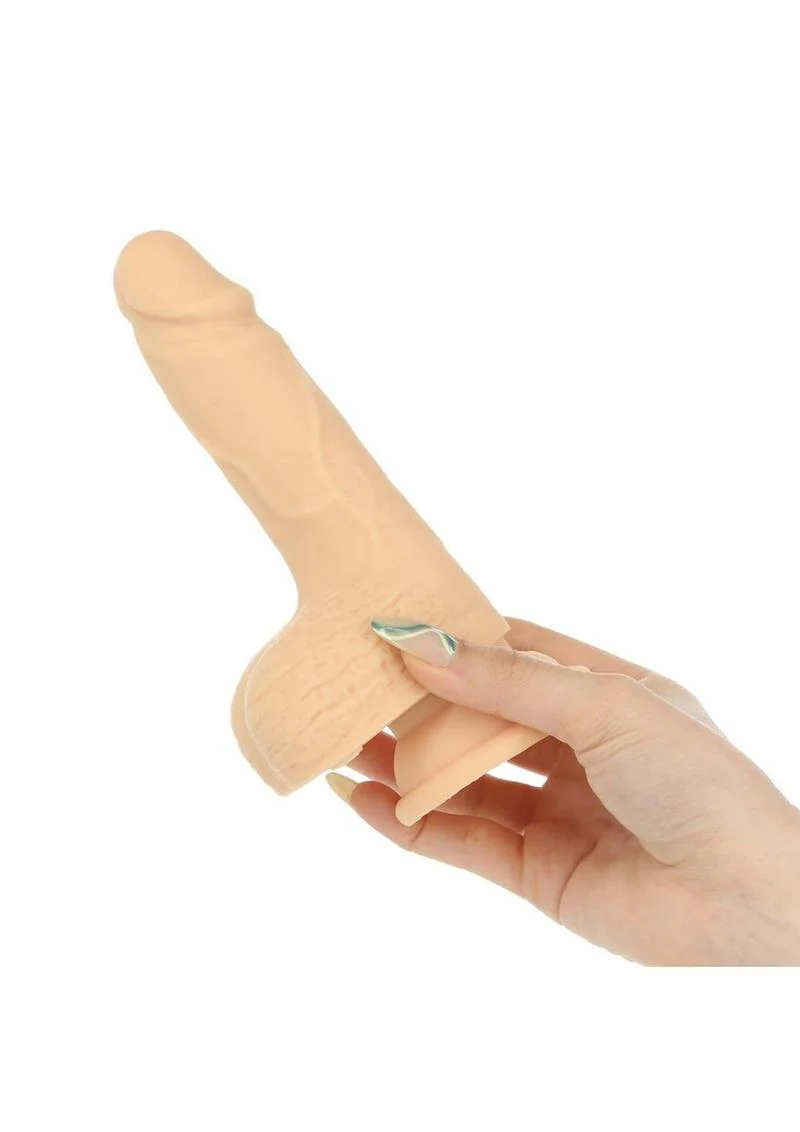 Naked Addiction Silicone Rechargeable Thrusting Dildo with Remote Control - Image 4