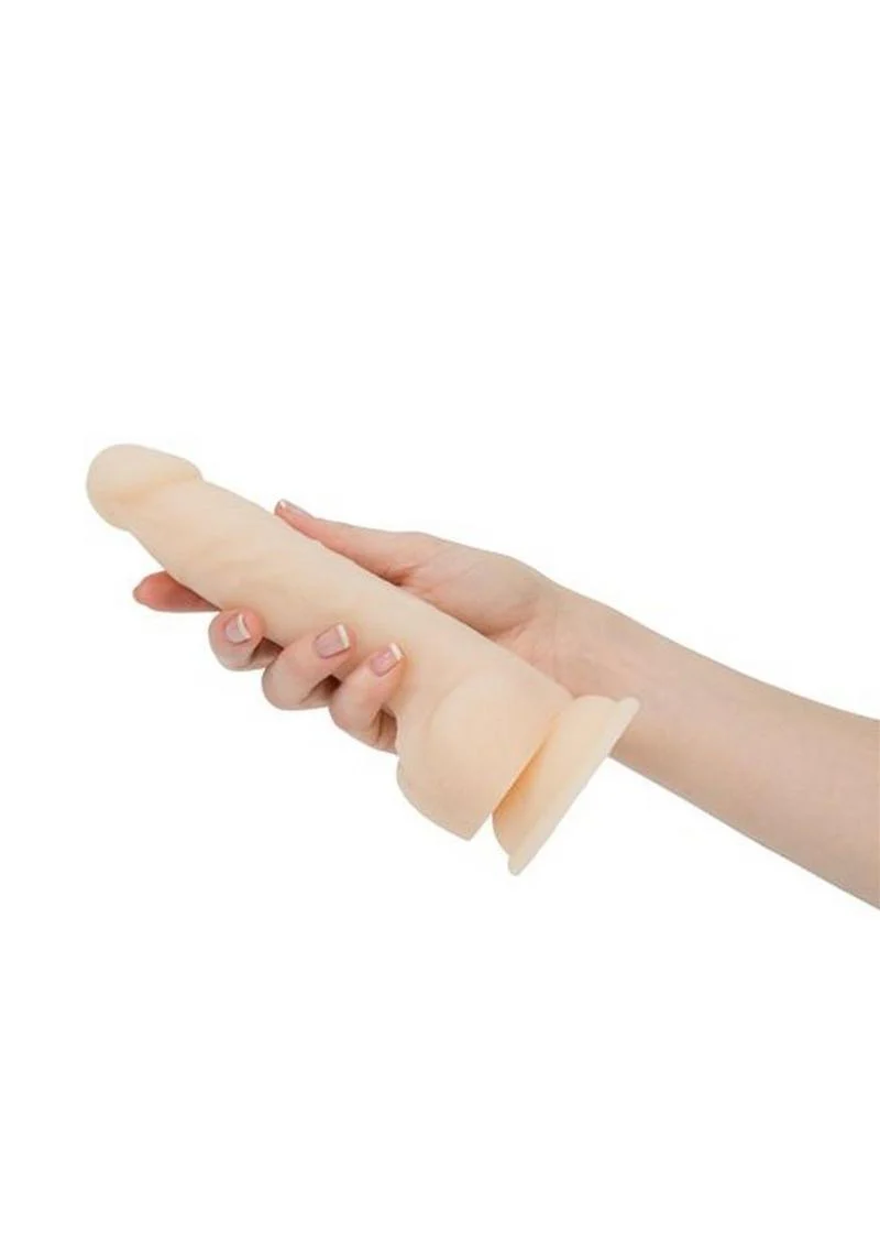 Naked Addiction Silicone Rechargeable Vibrating and Rotating Dildo - Image 3