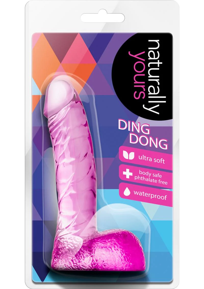 Naturally Yours Ding Dong Dildo with Balls - Image 6