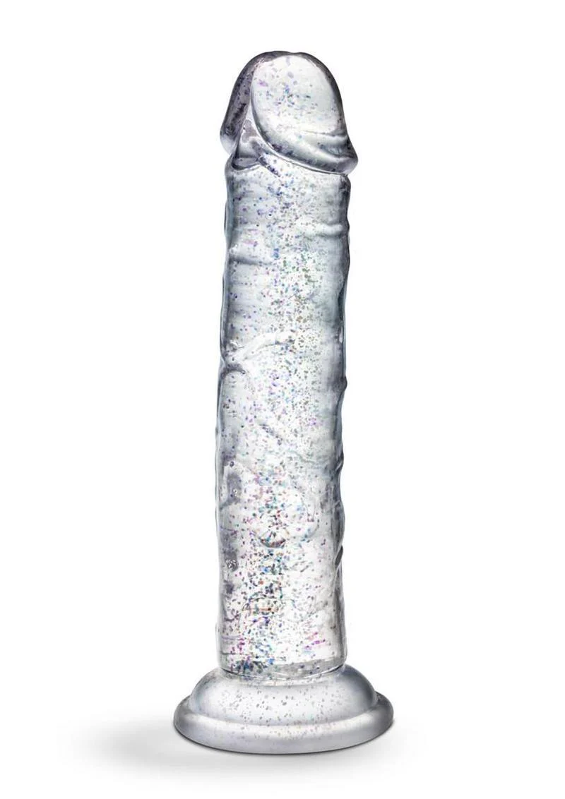 Naturally Yours Glamor Dildo 7in - Sparkling