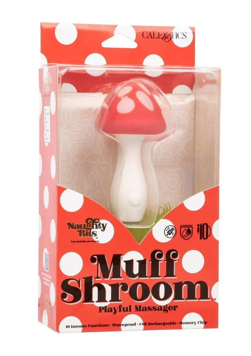 Naughty Bits Muff Shroom Rechargeable Silicone Playful Massager - Image 2