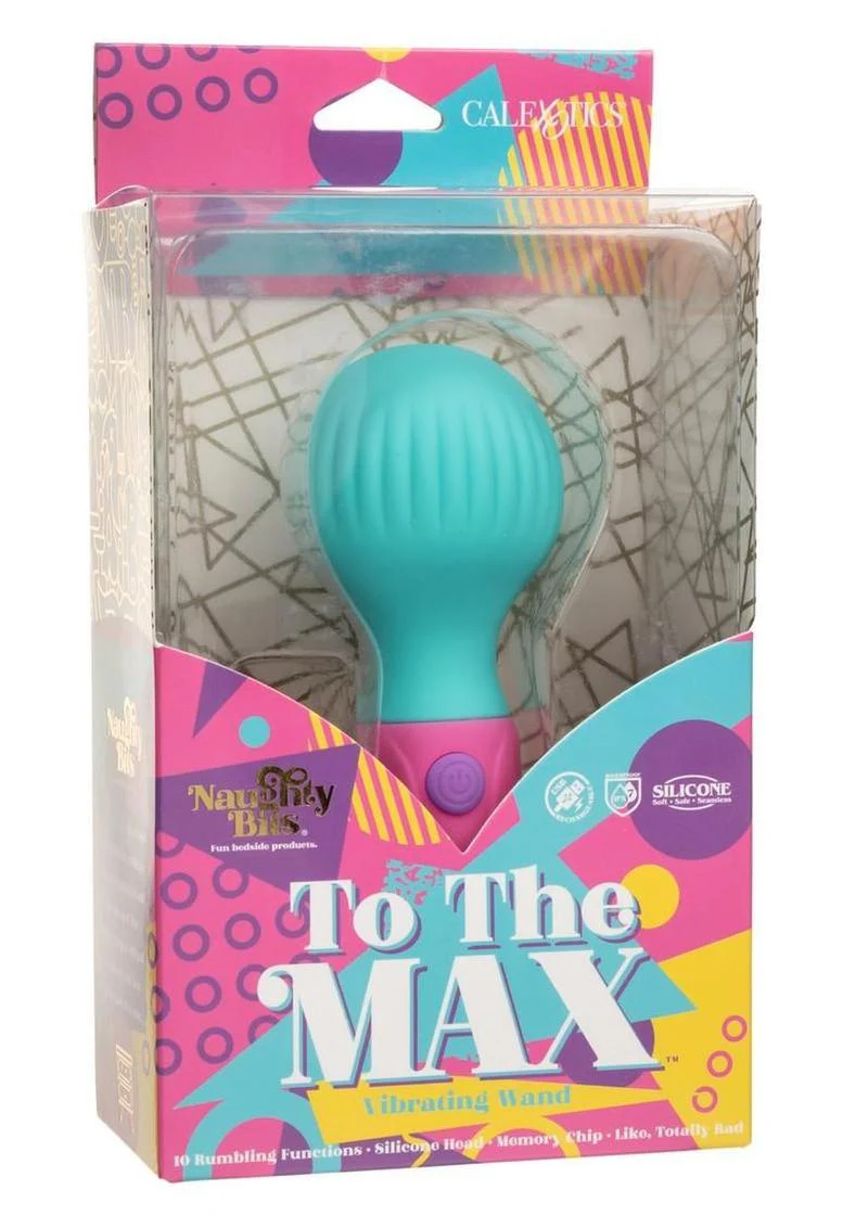 Naughty Bits to The Max Vibrating Rechargeable Silicone Wand - Image 2