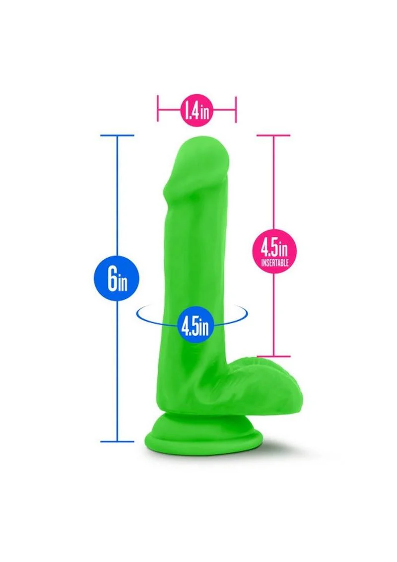 Neo Dual Density Dildo with Balls - Image 7