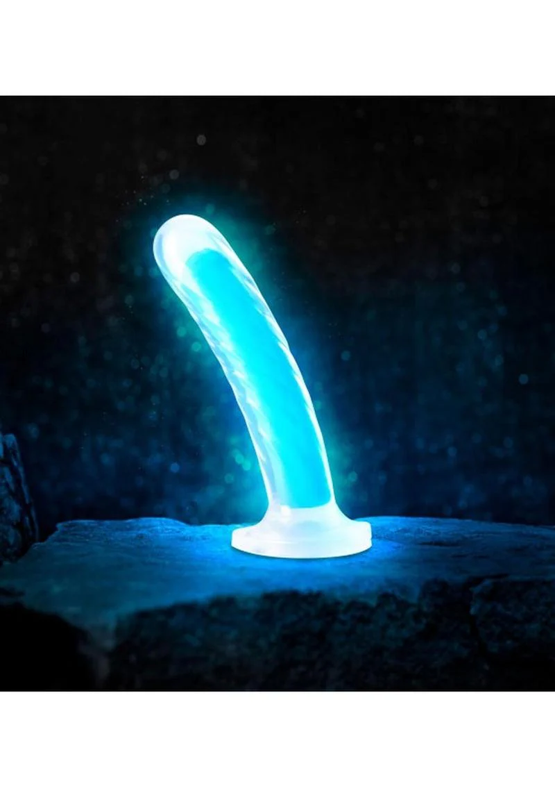 Neo Elite Glow In The Dark Tao Silicone Dual Dense Dildo - Image 3