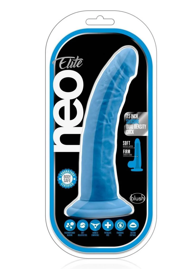 Neo Elite Silicone Dual Density Cock - Image 2