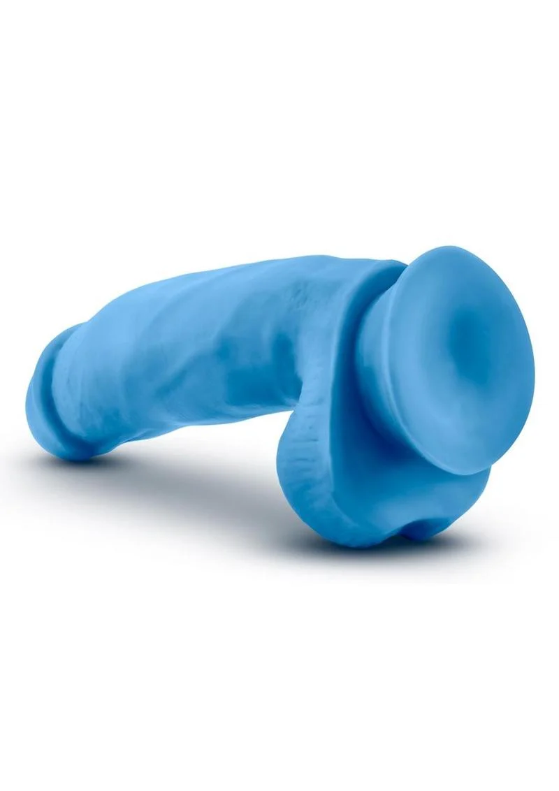 Neo Elite Silicone Dual Density Cock with Balls - Image 3