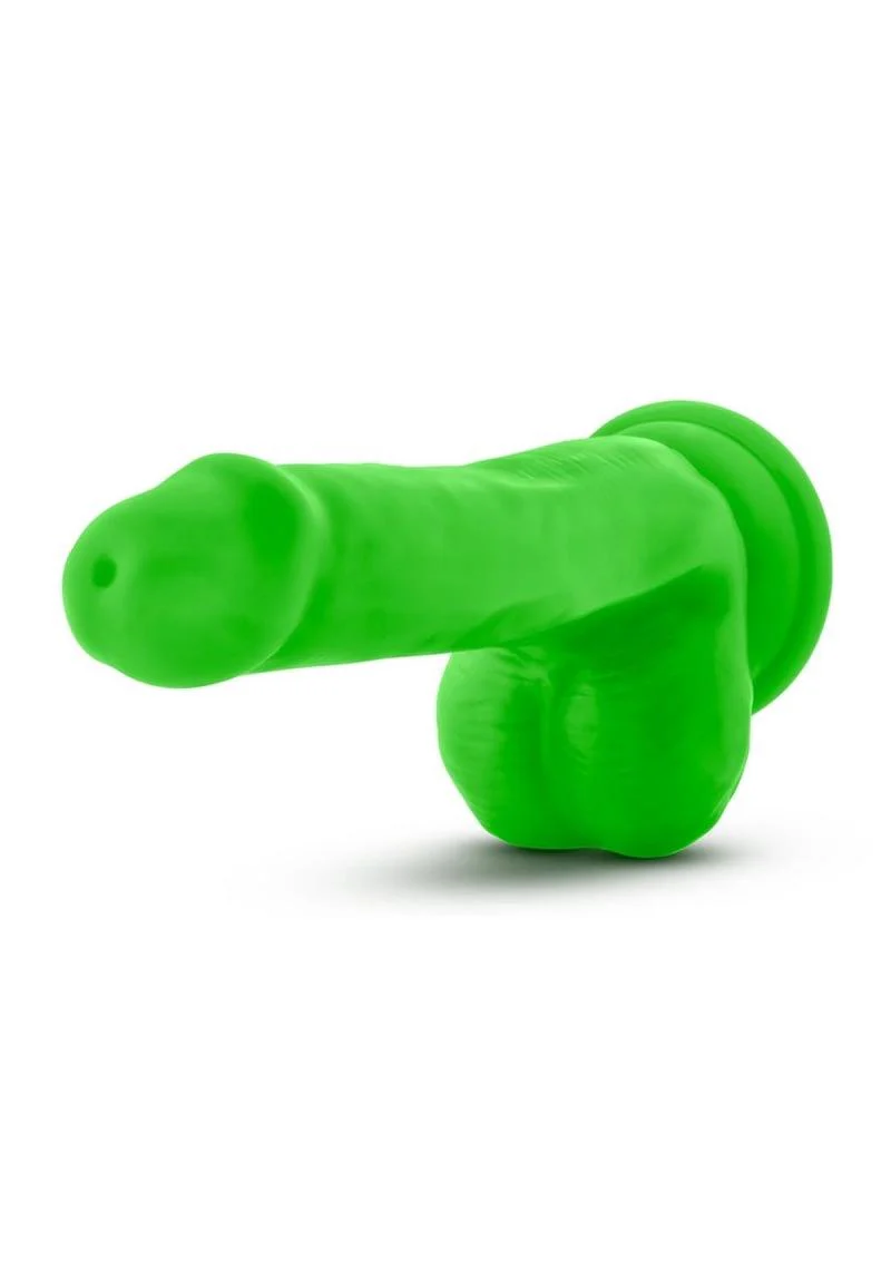 Neo Elite Silicone Dual Density Dildo with Balls - Image 2