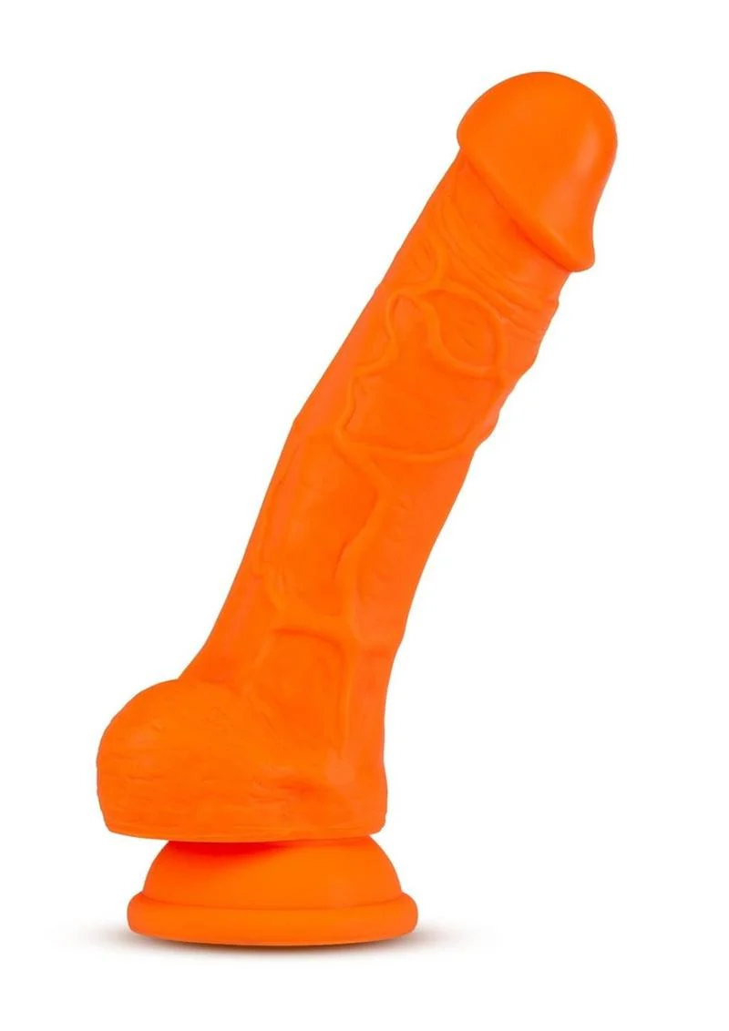Neo Elite Silicone Dual Density Dildo with Balls - Image 4
