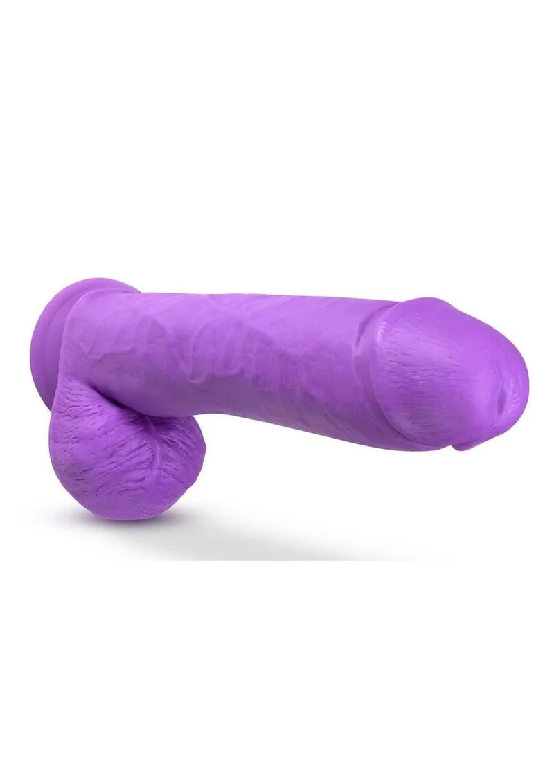 Neo Elite Silicone Dual Density Dildo with Balls - Image 9