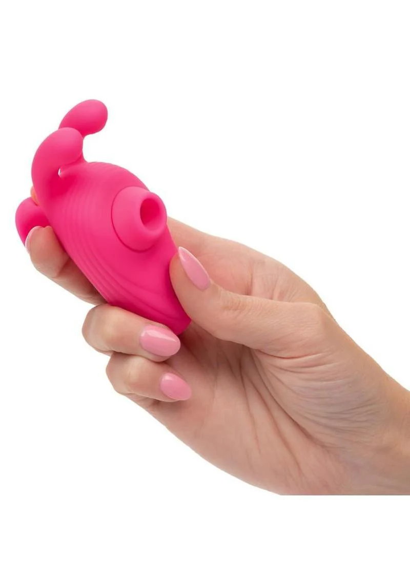 Neon Vibes Kissing Bunny Rechargeable Silicone Vibrator - Image 3