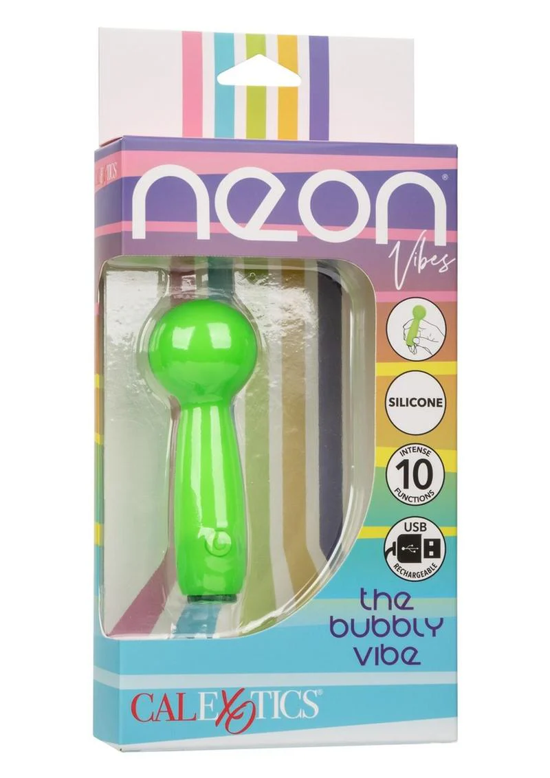 Neon Vibes The Bubbly Vibe Rechargeable Silicone Bullet Vibrator - Image 2