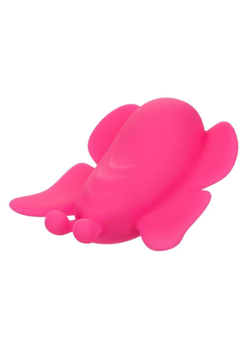 Neon Vibes The Fluffer Vibe Rechargeable Silicone Butterfly Panty Vibe - Image 3