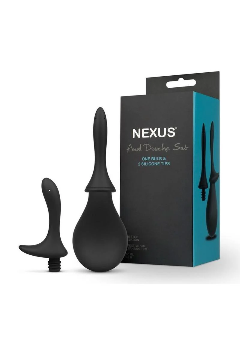 Nexus Anal Douche Set with Silicone Tips - Image 2