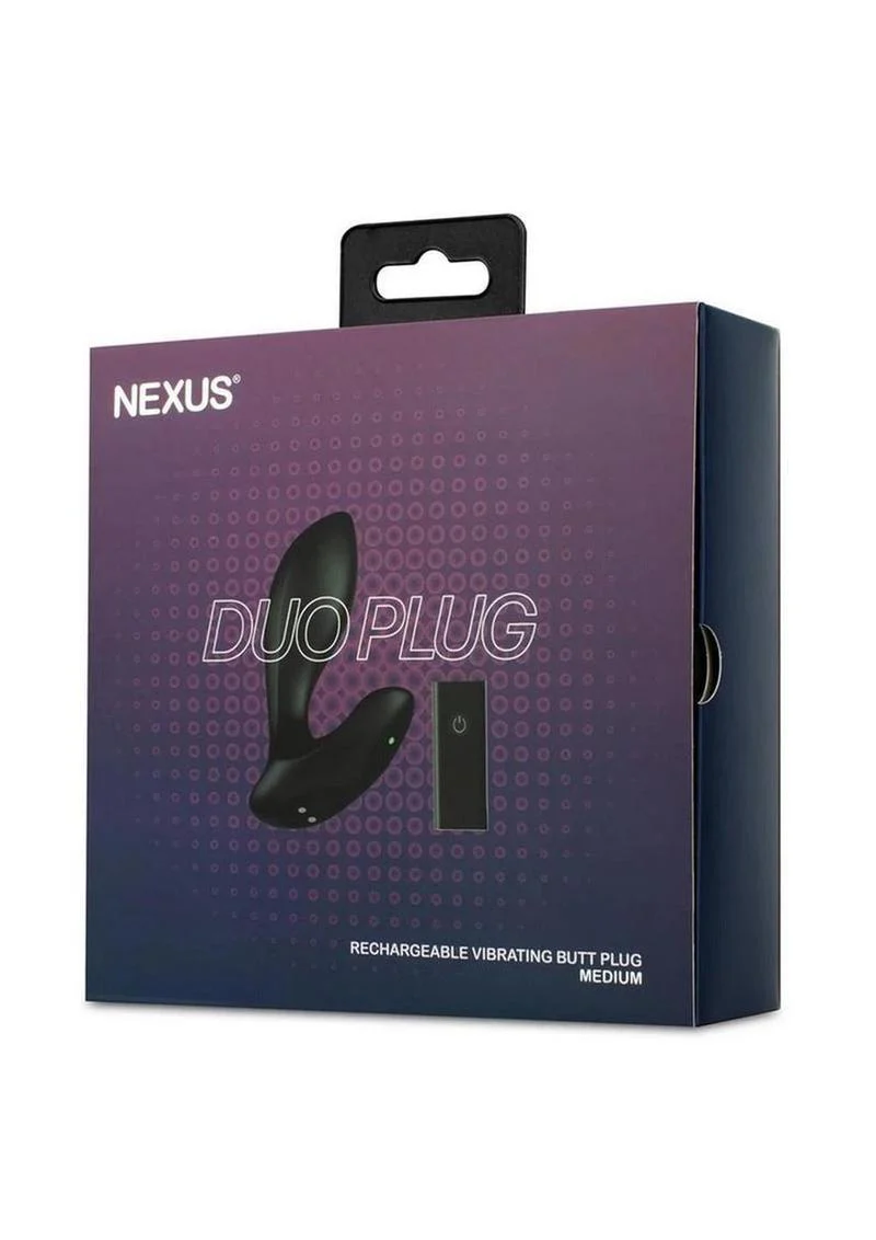 Nexus Duo Rechargeable Silicone Remote Control Butt Plug - Image 2