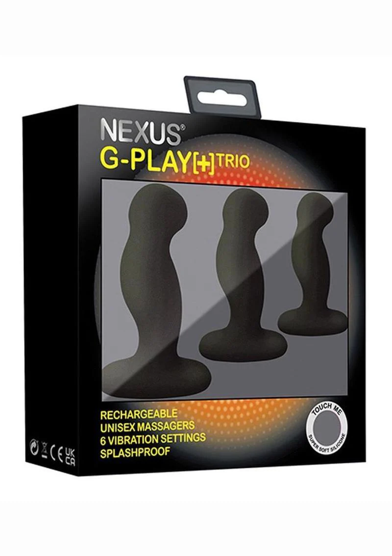 Nexus Gplaytrio+ Unisex Rechargeable Silicone Vibrator - Image 2