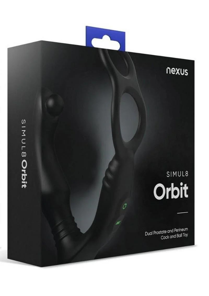 Nexus Simul8 Orbit Edition Rechargeable Silicone Vibrating Dual Motor Anal Cock and Ball Massager - Image 2