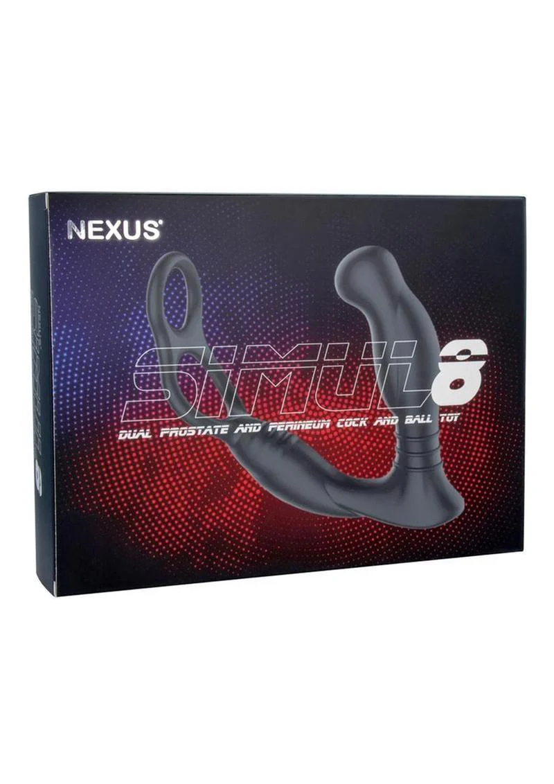 Nexus Simul8 Rechargeable Silicone Prostate Edition Vibrating Dual Motor Anal Cock and Ball - Image 2