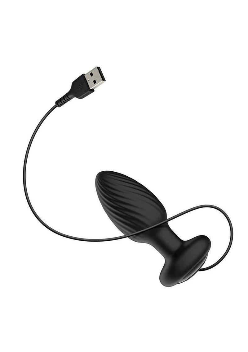 Nexus Tornado Rechargeable Silicone Rotating Butt Plug with Remote - Image 4