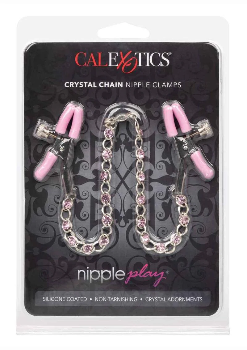 Nipple Play Crystal Chain Nipple Clamps - Image 2