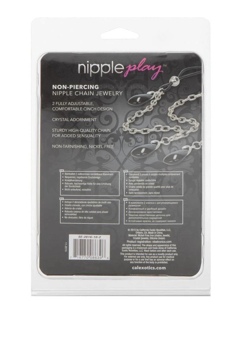 Nipple Play Non Piercing Nipple Chain Jewelry - Image 3