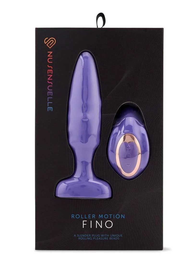 Nu Sensuelle Andii Fino Roller Motion Rechargeable Silicone Anal Plug with Remote Control - Image 6