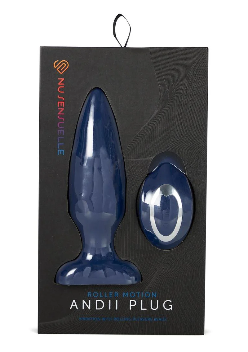 Nu Sensuelle Andii Rechargeable Silicone Plug with Roller Motion - Image 3