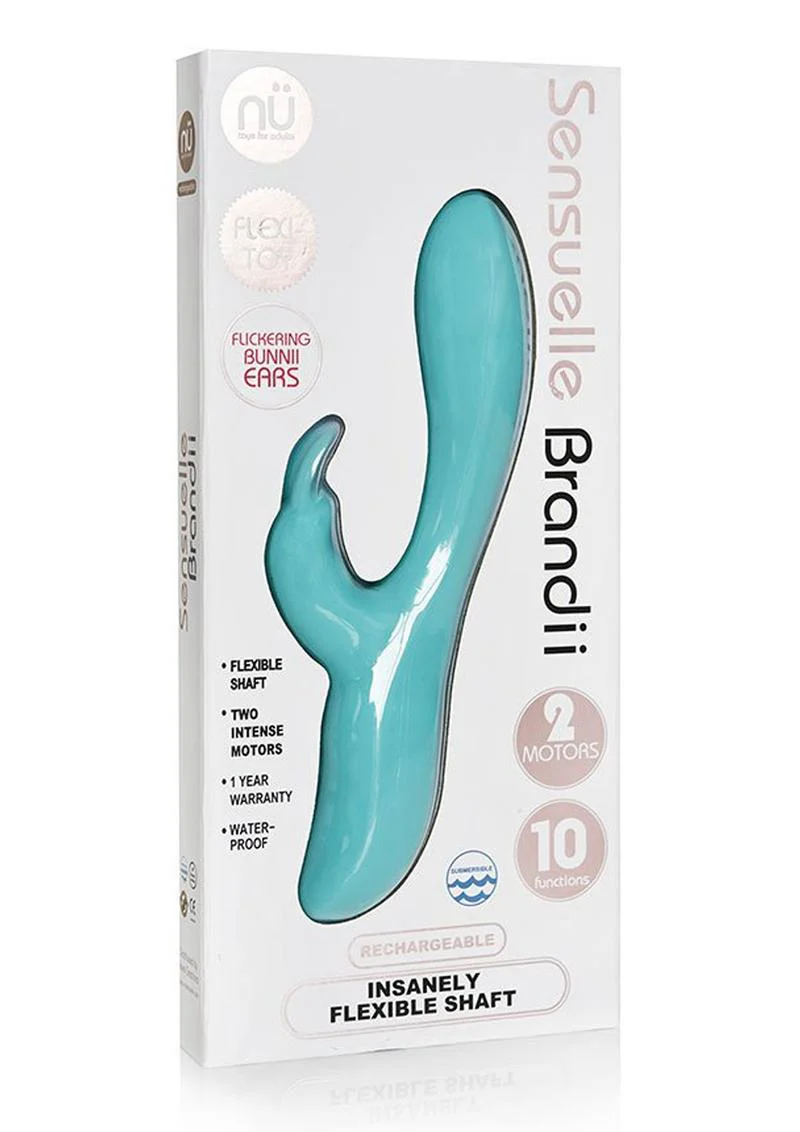 Nu Sensuelle Brandii Rechargeable Silicone G-Spot Rabbit Vibrator - Image 5