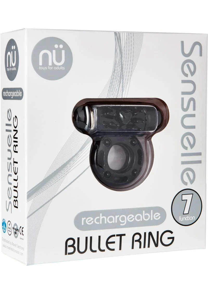Nu Sensuelle Bullet Ring Rechargeable Vibrating Cock Ring - Image 3
