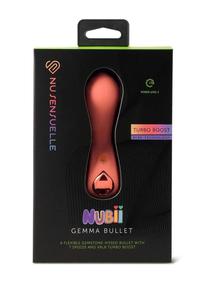 Nu Sensuelle Gemma Turbo Rechargeable Silicone Bullet - Image 4