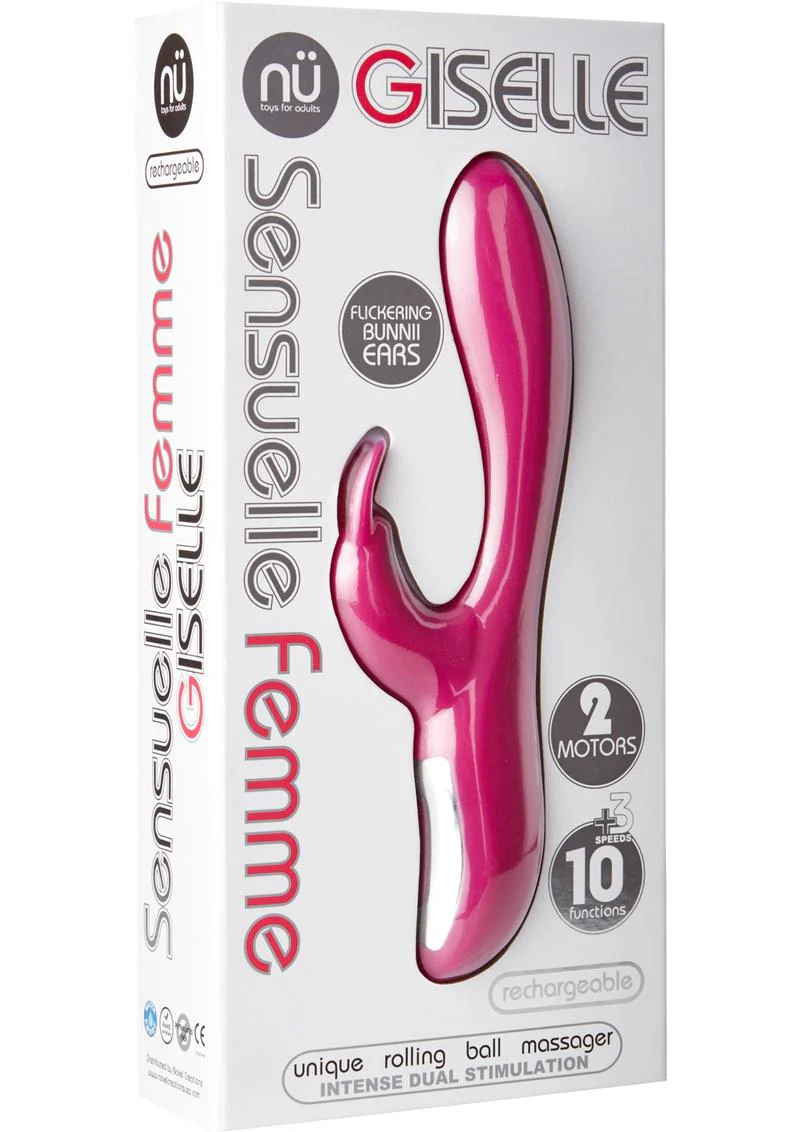 Nu Sensuelle Giselle Rechargeable Silicone G-Spot and Rabbit Vibrator - Image 2