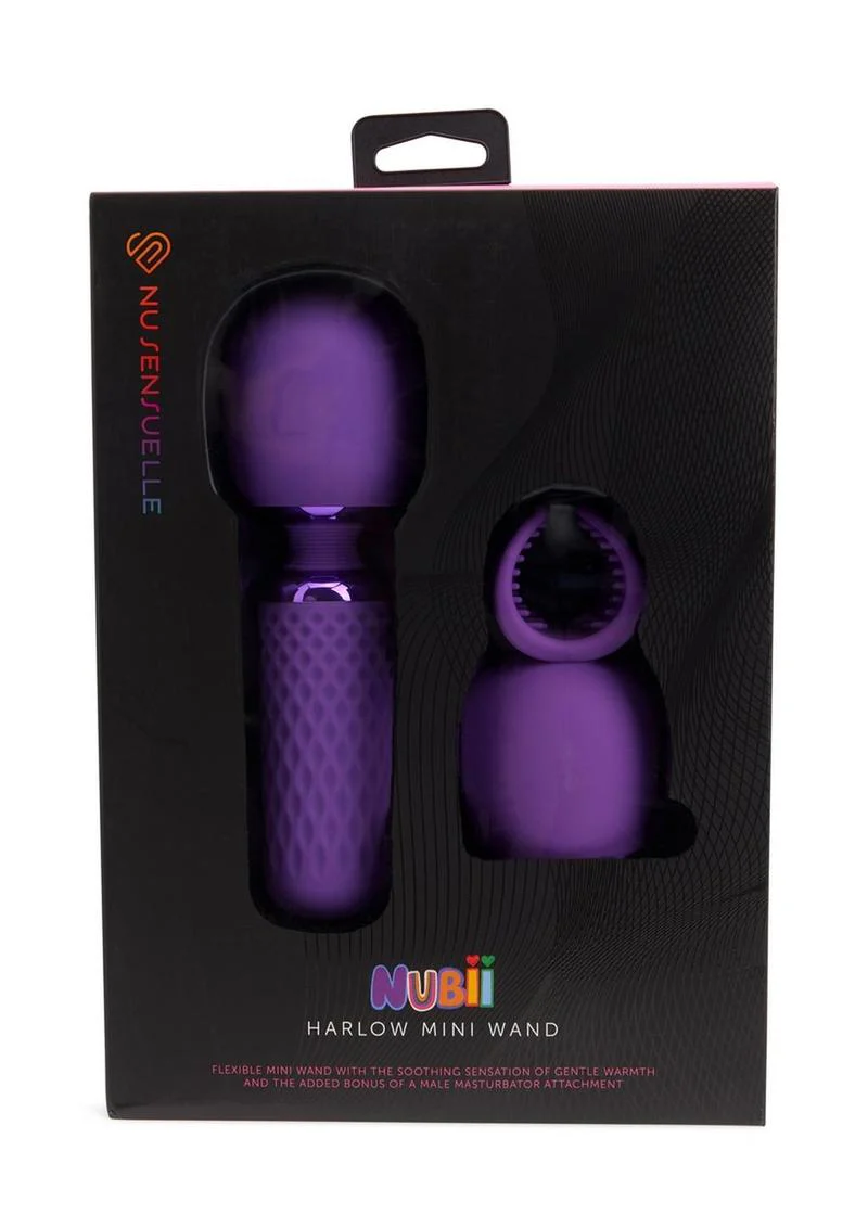 Nu Sensuelle Harlow Nubii Rechargeable Silicone Mini Heating Wand with Attachment - Image 3