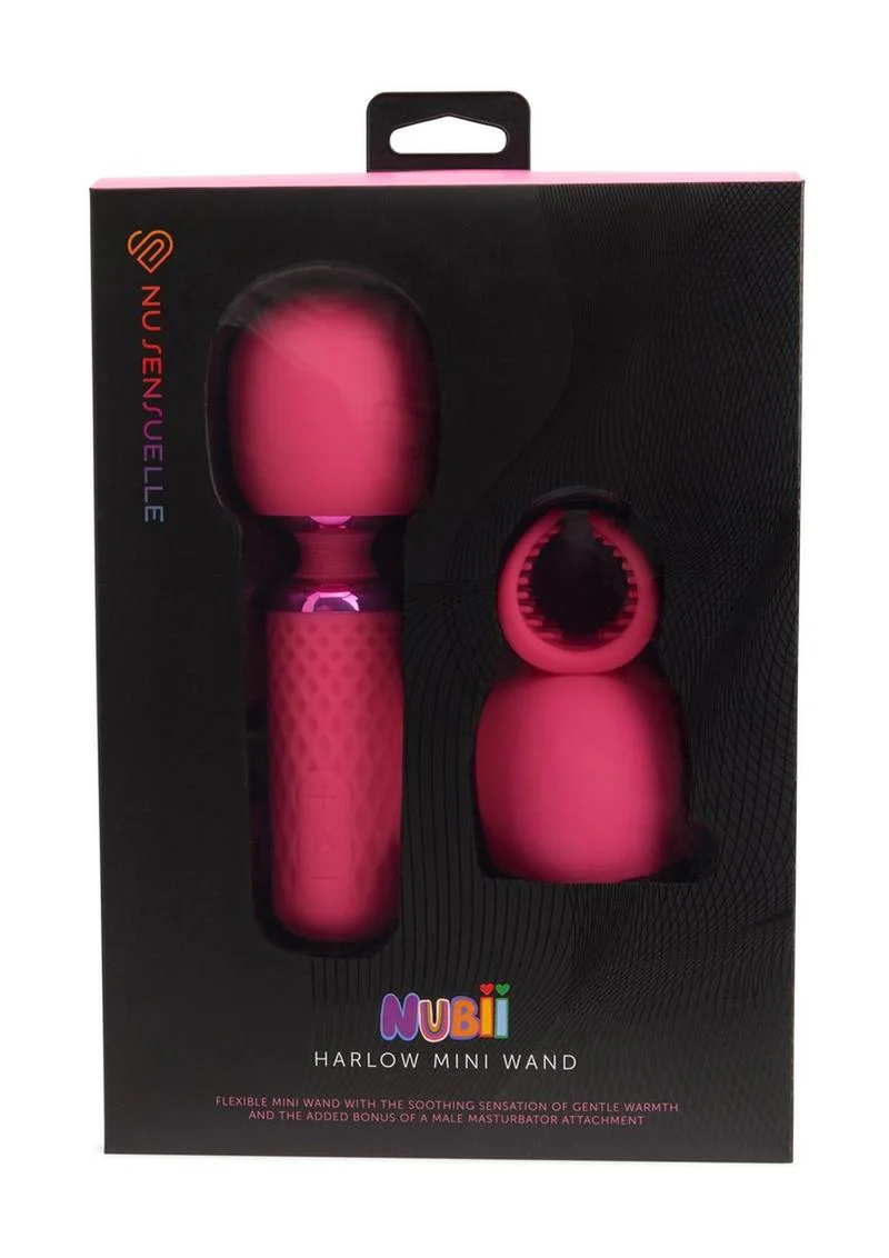 Nu Sensuelle Harlow Nubii Rechargeable Silicone Mini Heating Wand with Attachment - Image 6