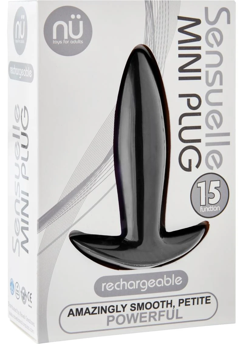 Nu Sensuelle Mini-Plug Rechargeable Silicone Vibrating Plug - Image 3