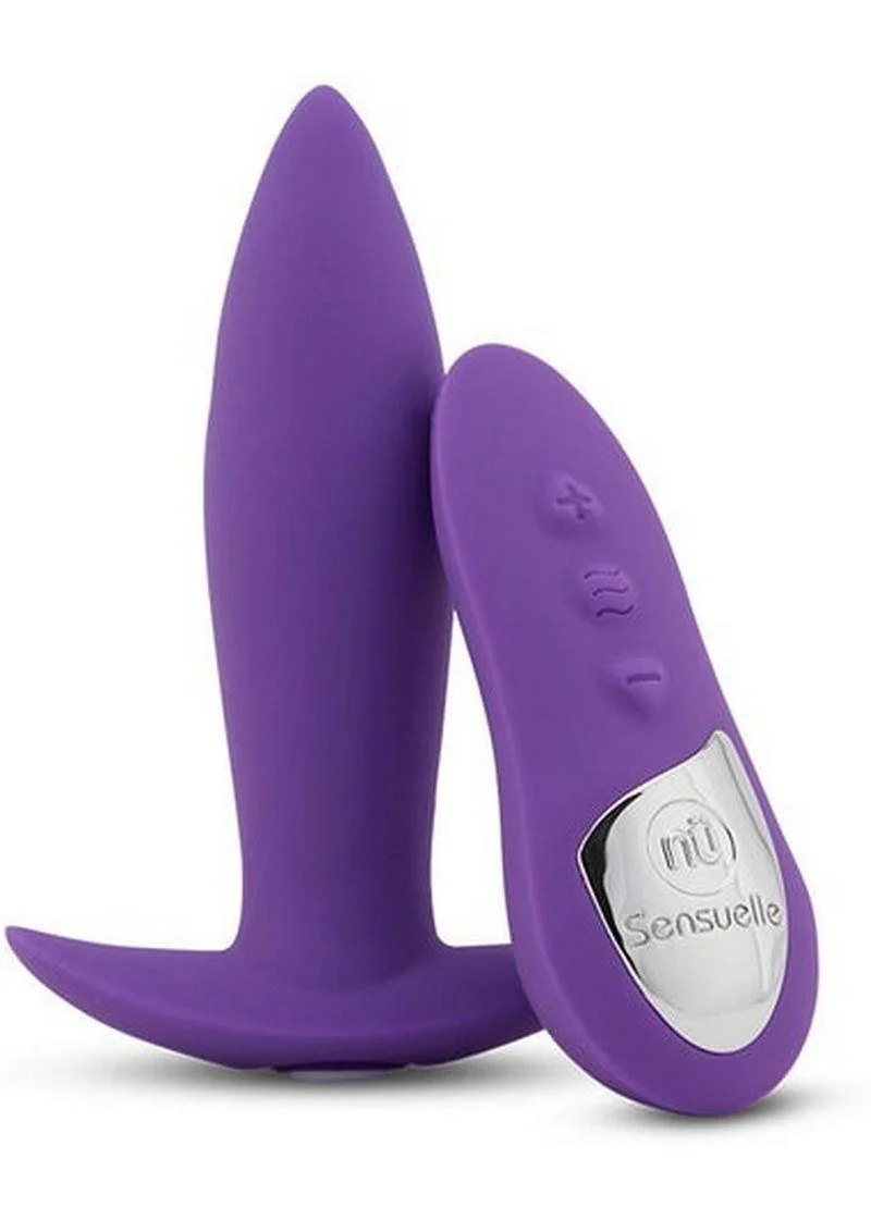Nu Sensuelle Remote Control Mini-Plug Rechargeable Silicone Vibrating Plug - Image 8