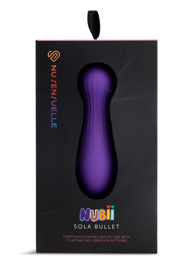 Nu Sensuelle Sola Nubii Flexible Rechargeable Silicone Bullet - Image 3
