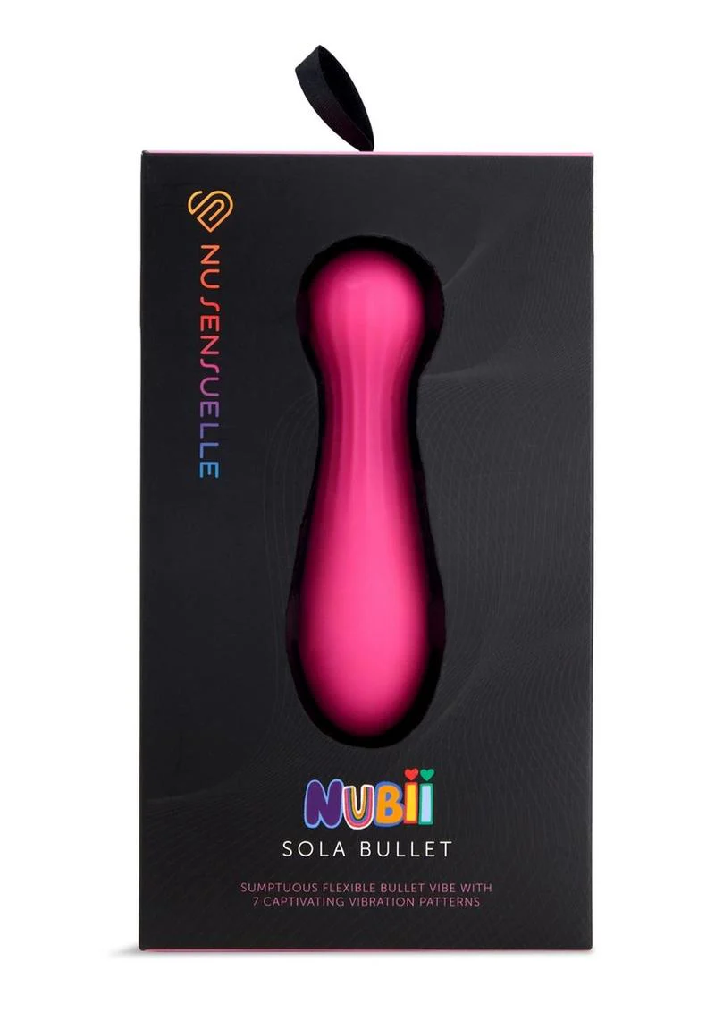 Nu Sensuelle Sola Nubii Flexible Rechargeable Silicone Bullet - Image 5