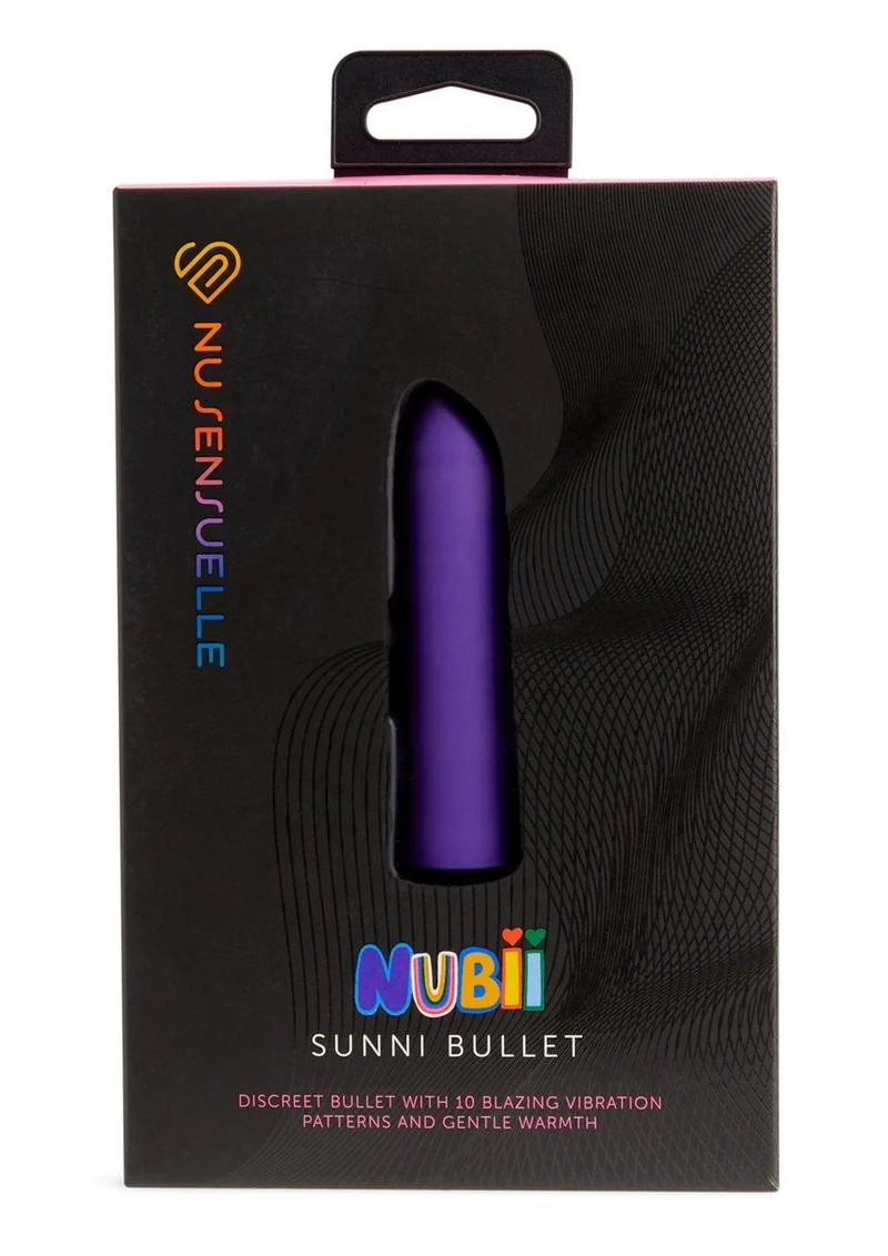 Nu Sensuelle Sunni Nubii Rechargeable Silicone Heating Bullet - Image 3
