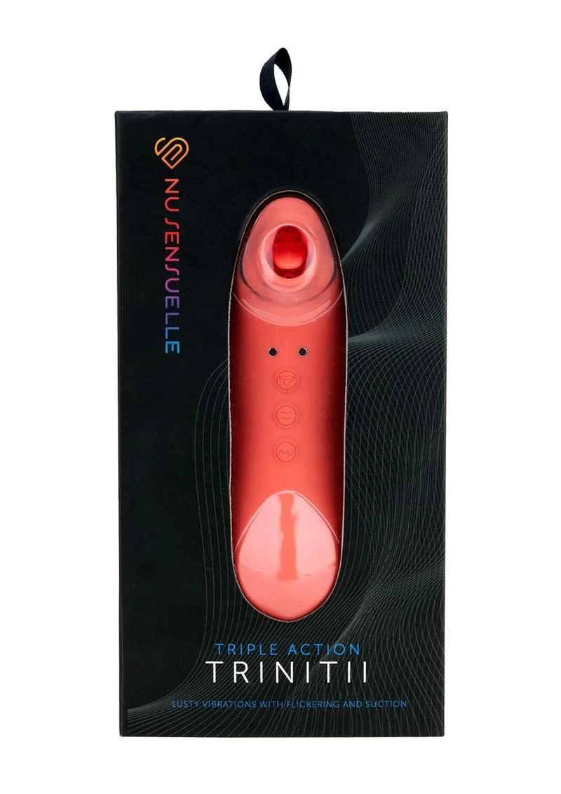 Nu Sensuelle Trinitii Triple Action Suction Flickering Silicone Tongue - Image 2