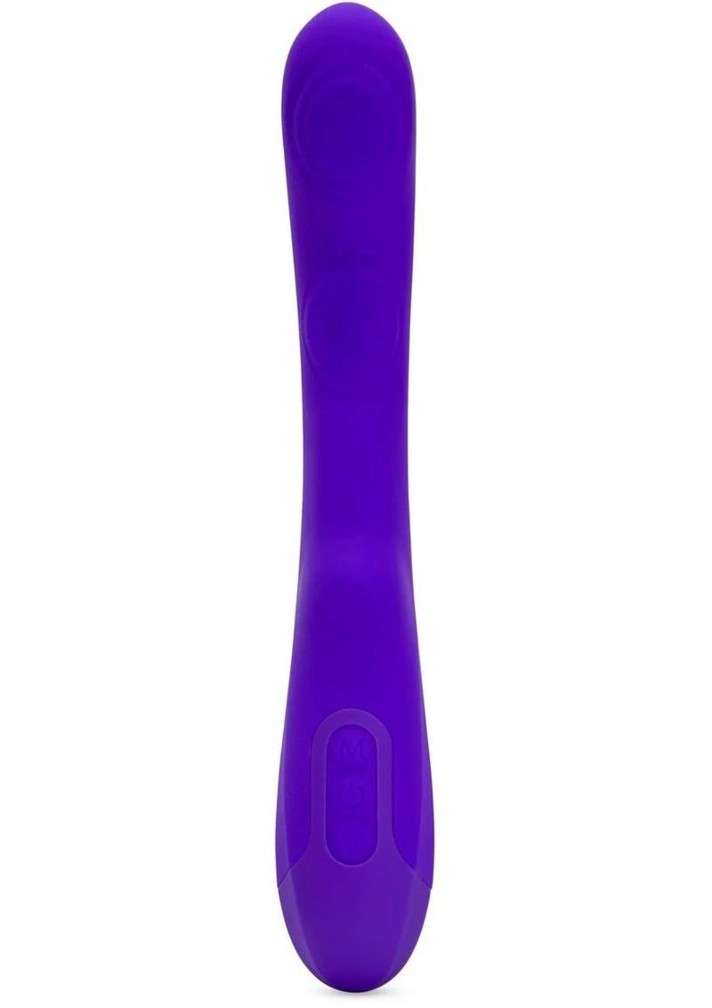 Nu Sensuelle Vivi Rechargeable Silicone Double Tapping Vibe with Clitoral Stimulation - Image 2